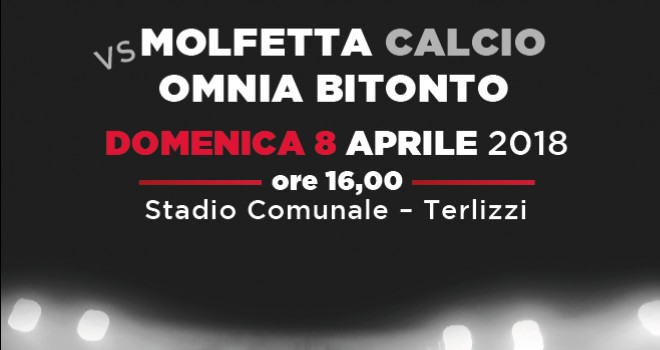 Molfetta Calcio, si ritorna in campo. Al Comunale arriva l'Omnia 