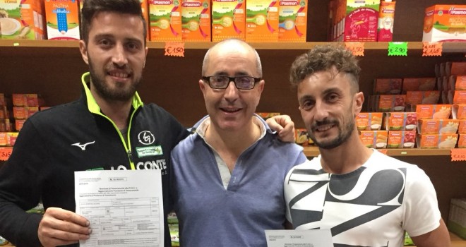 I due col presidente De Rosa