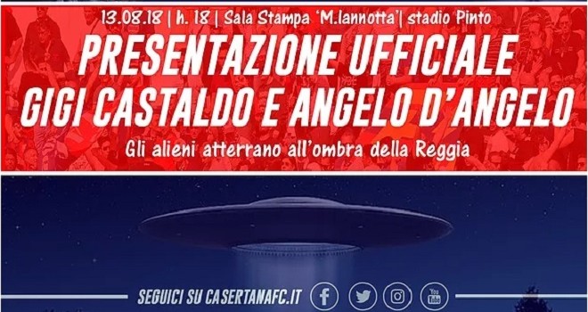 La presentazione di Castaldo e D'Angelo