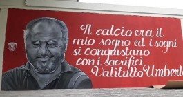 Palomonte, realizzato un murales in memoria del presidente Valitutto