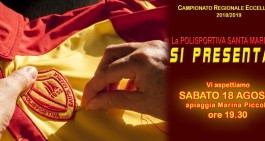 Pol.SantaMaria, sabato la presentazione.Domenica test con l&rsquo;Acquavella