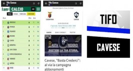 Nasce TIFO CAVESE: l'app di IamCalcio dedicata agli aquilotti