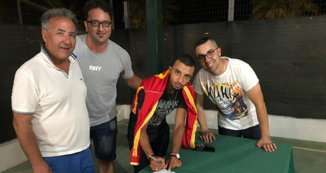 Amendolara, rinnovato il contratto del bomber Aziz Jarar
