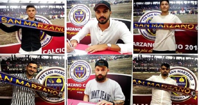 San Marzano revolution: 11 nuovi arrivi e 8 addii