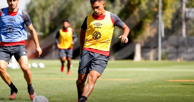 Il Colo-Colo in allenamento (Cile)