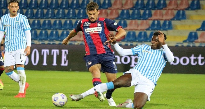 Un momento della gara Ph. Spal