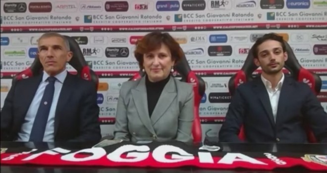 Foggia, al via l'era Pintus: "Orgogliosa di rappresentare questo club"