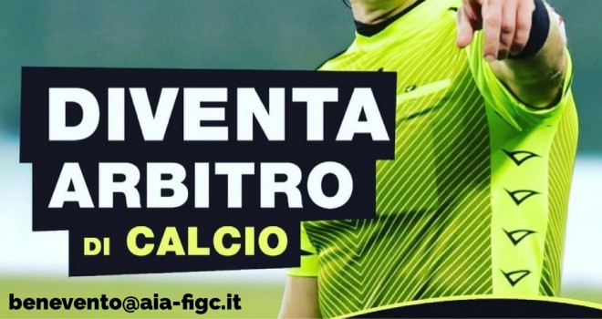 Aia Benevento. Indetto il Corso per Arbitri di Calcio stagione 2021/22
