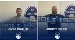Ebolitana, presentati gli ultimi rinforzi: Minella e Salese