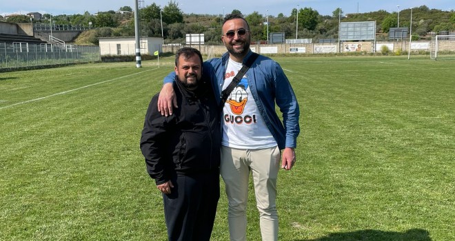 Marasciulo con il dg Delvecchio
