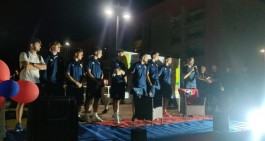 Potenza, squadra e presidente ospiti nel rione Poggio Tre Galli