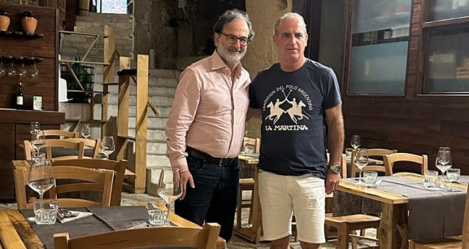 Salvatore Ciullo con Petraglia