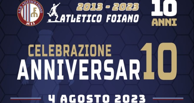 Atletico Foiano festeggia 10 anni