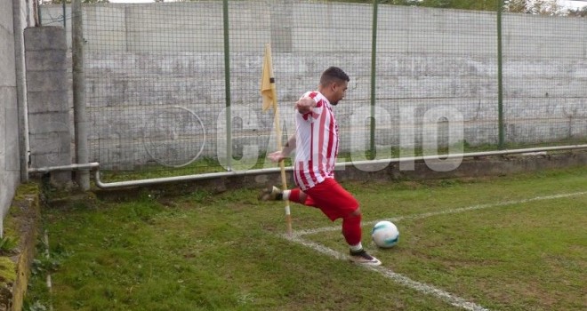 Salzano, primo gol in biancorosso