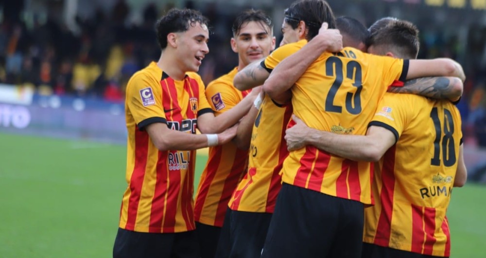 Esultanza della squadra