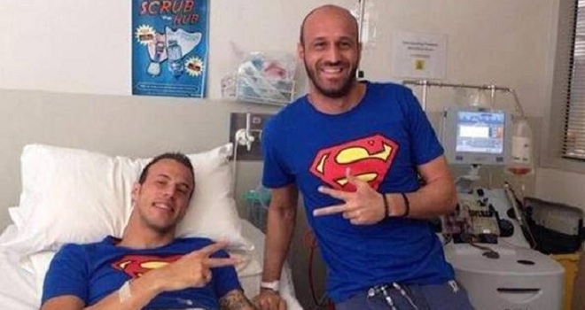 Evangelos Moras con il fratello Dimitri