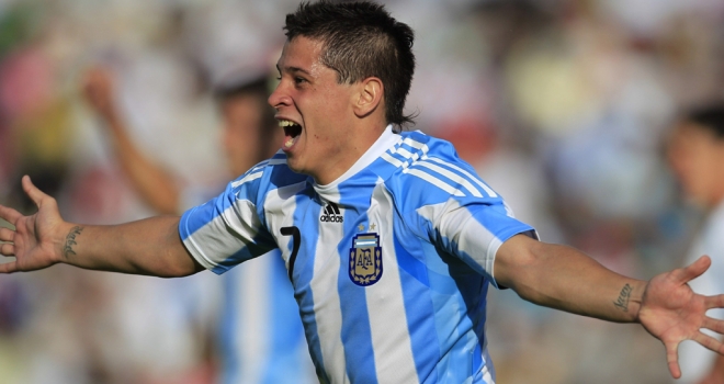 Iturbe con la maglia dell'Argentina