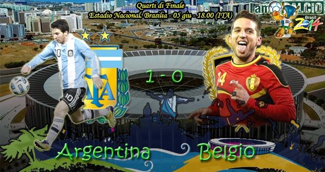 Argentina-Belgio 1-0