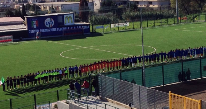 Al Centro Federale di Catanzaro Italia-Belgio U-15 (VIDEO)