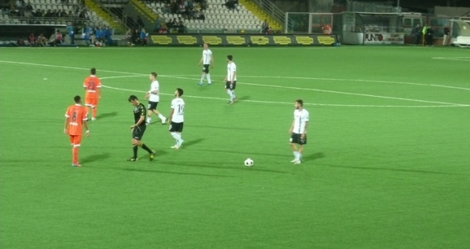 Un'immagine del match Cesena-Latina