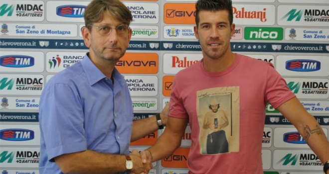 Il presidente Campedelli con Izco