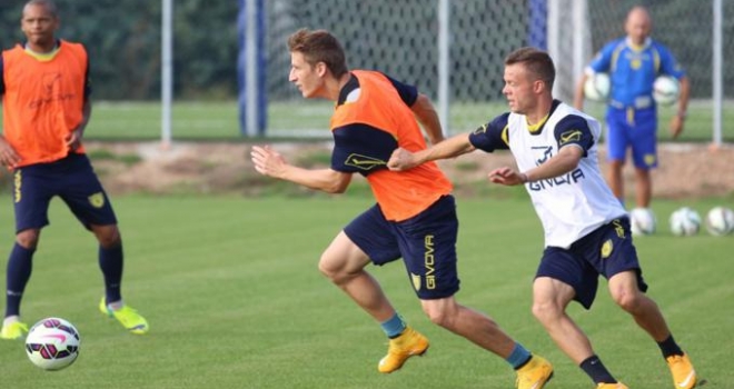 Il Chievo al lavoro