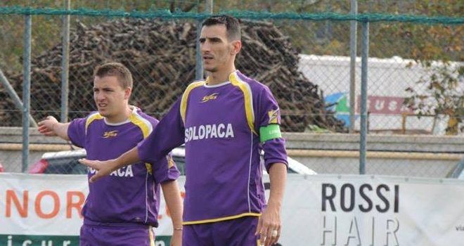 V.Caputo con la maglia del Solopaca