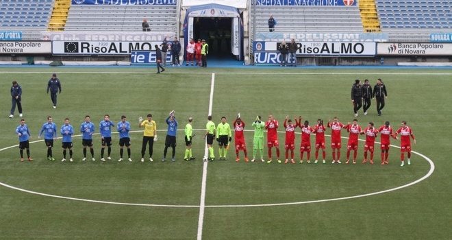 Le due squadre schierate