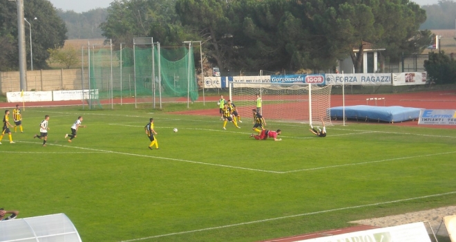 Boggiano sta per insaccare lo 0-1 al 92'