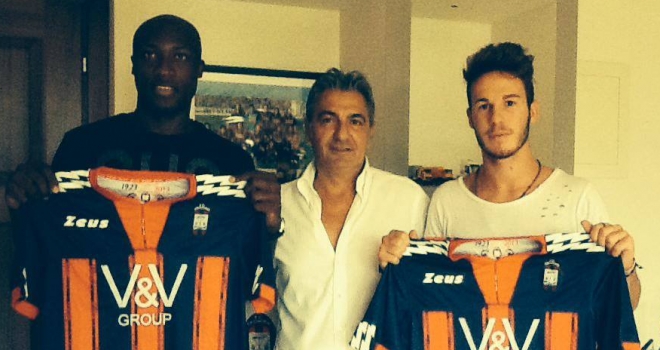 Beleck e Voltan con l'AD Vrenna