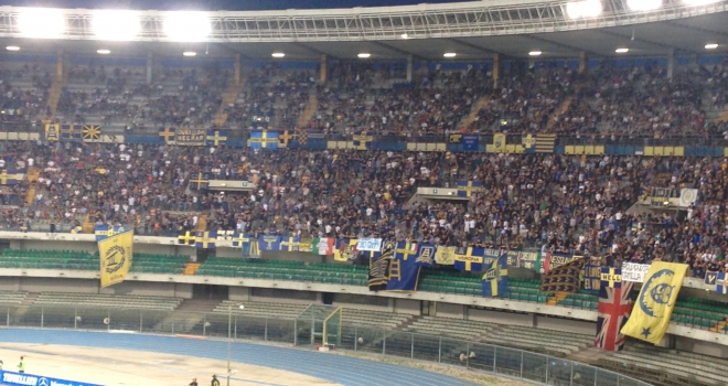 La curva sud (foto IamCalcioVerona)