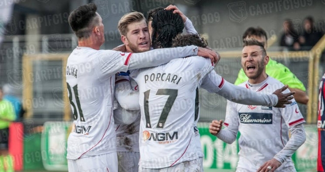 Le probabili formazioni di Carpi-Pescara