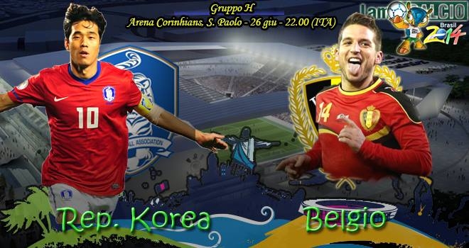 Corea Del Sud-Belgio 0-1