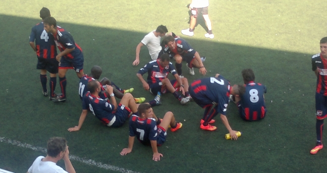 Il Torrecuso nell'intervallo