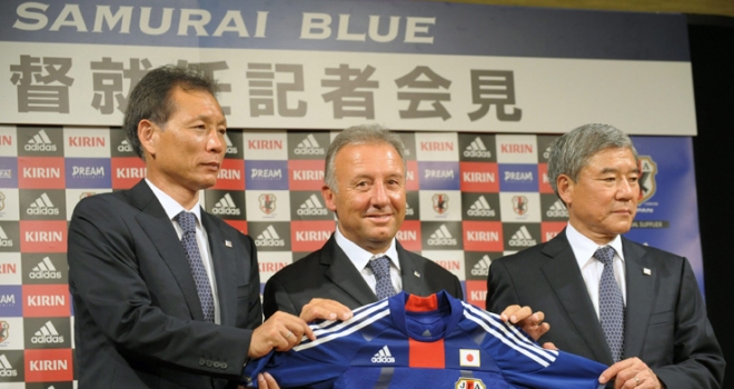 Alberto Zaccheroni, ct del Giappone