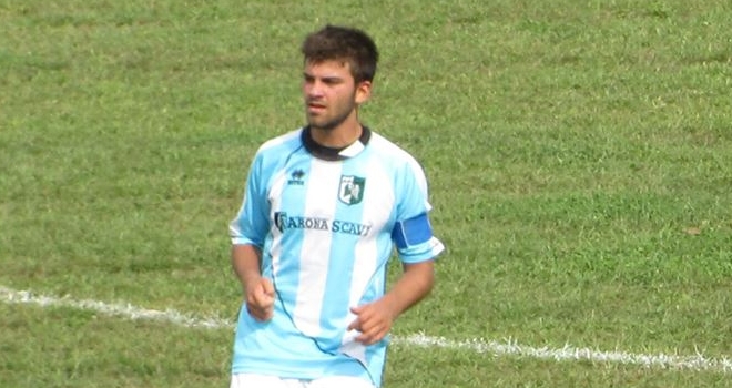 Capitan Giroldi, autore del gol decisivo