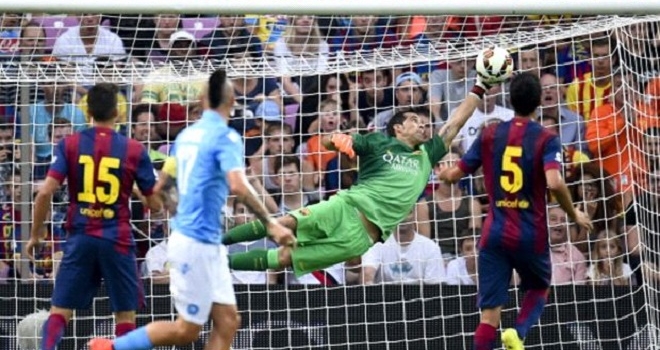Bar&ccedil;a - Napoli: Lampo azzurro a Ginevra, uno svizzero mata i blaugrana