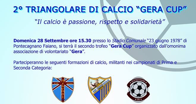 GERA Cup, si sfidano Arsenal Salerno, S. Cecilia e Atletico Faiano