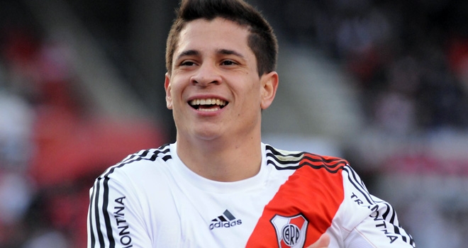 Iturbe con la maglia del River
