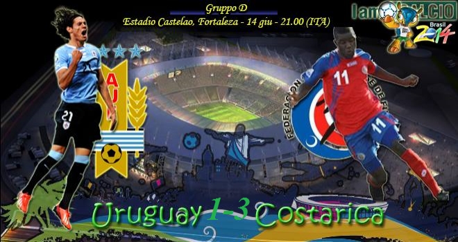 Cavani illude,Campbell trascina la Costa Rica alla rimonta: Uruguay ko