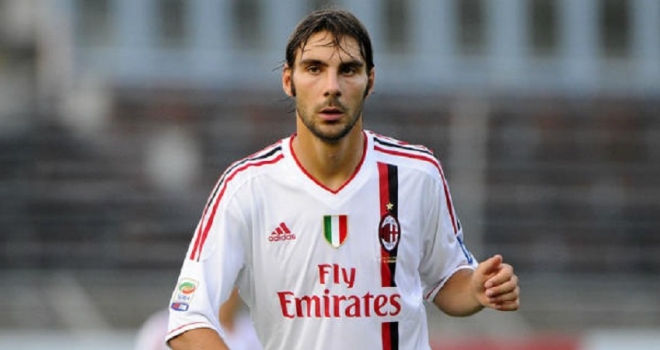 Comi con la maglia del Milan