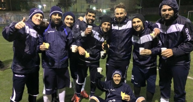 la gioia del gruppo in allenamento