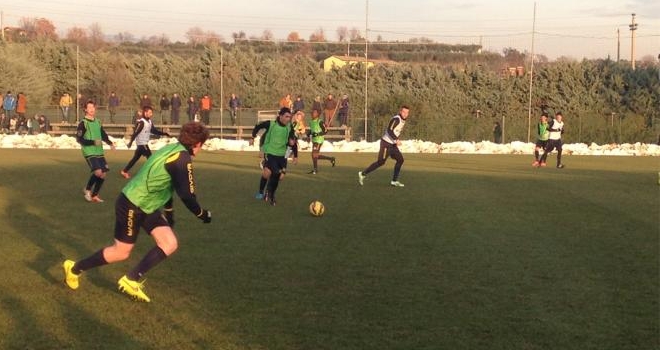 Chievo, allenamento a Veronello