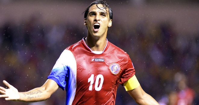 Il costaricano Bryan Ruiz