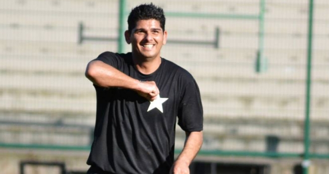 Giordano Bisesi con la maglia del Casale