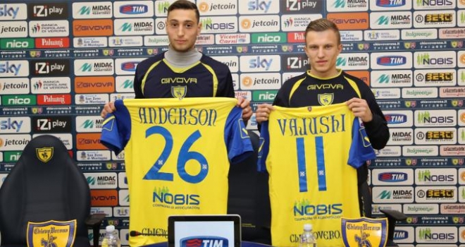 I neo gialloblù Anderson e Vajushi
