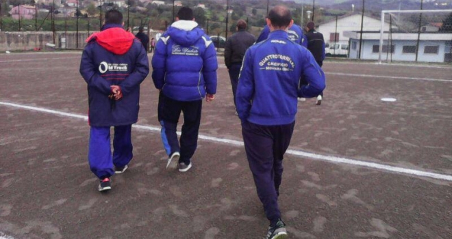 La squadra prima della partita