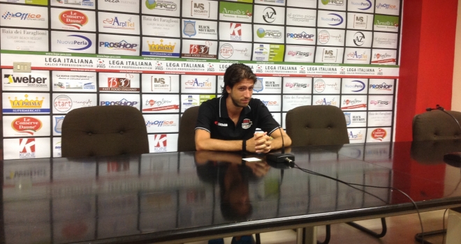 Pietro Iemmello in sala stampa