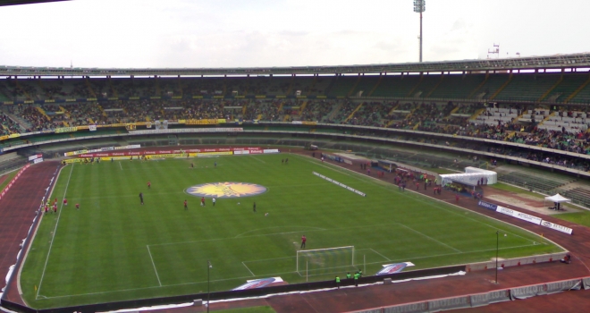 Lo stadio Bentegodi