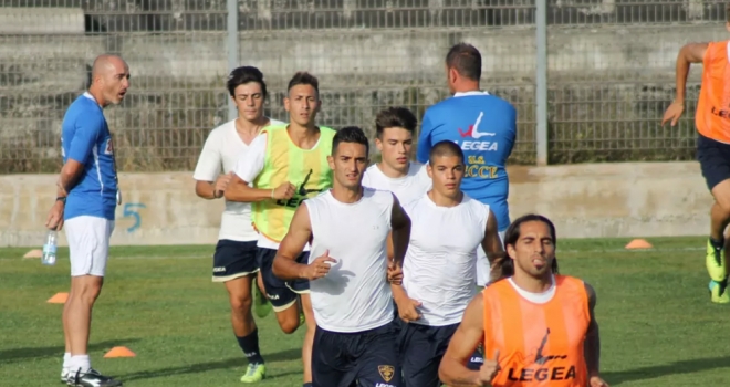 Il Lecce torna ad allenarsi